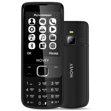 Кнопочный телефон Novey N670 32MB/32MB Silver Novey-N670-SILVER-32-32